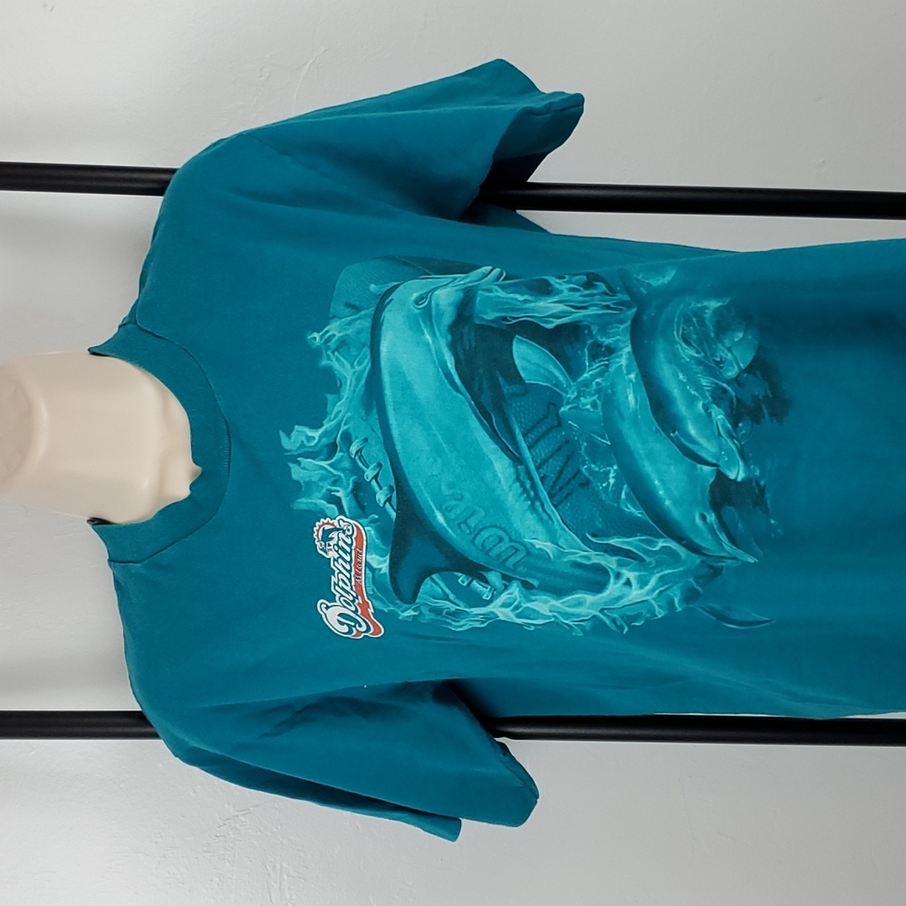 Vintage Miami Dolphins Pro Layer cotton kids t-shirt graphic size 14-16